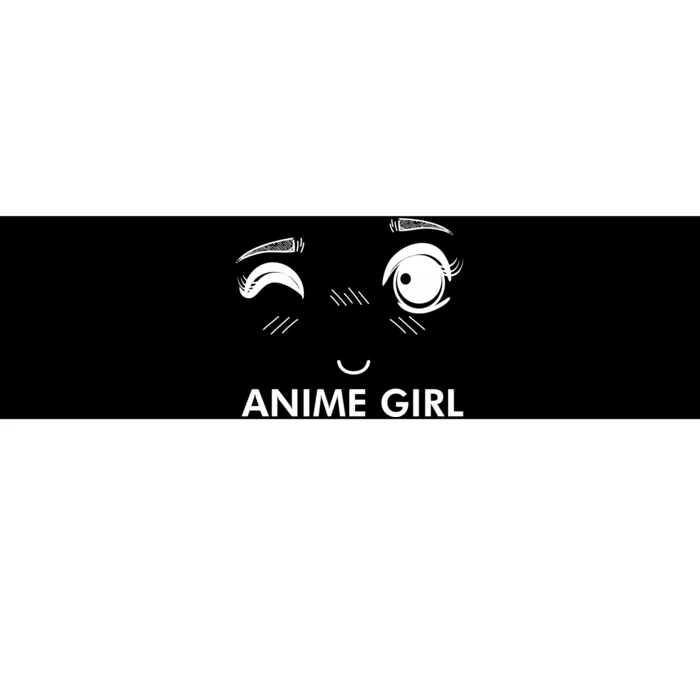 Anime Lady Bumper Sticker