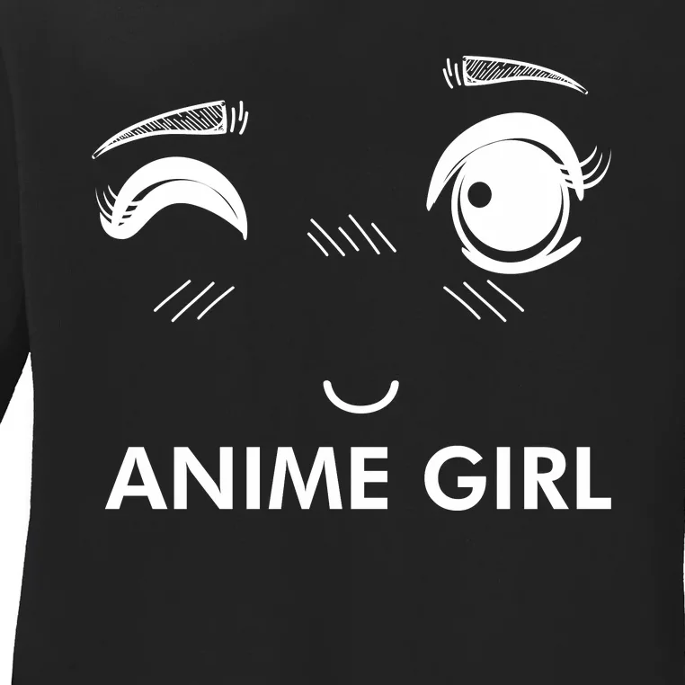 Anime Lady Ladies Long Sleeve Shirt