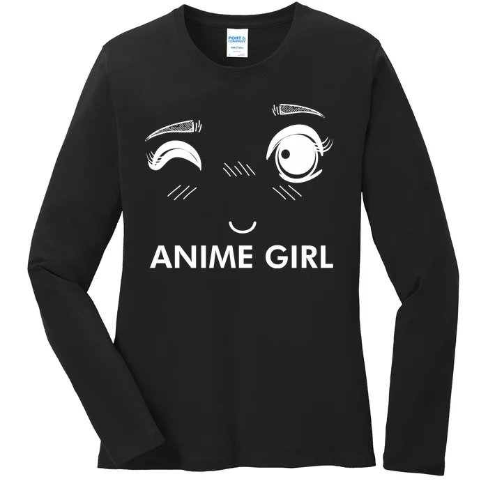 Anime Lady Ladies Long Sleeve Shirt