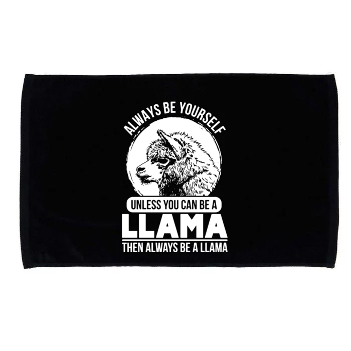 Alpaca Llama Microfiber Hand Towel