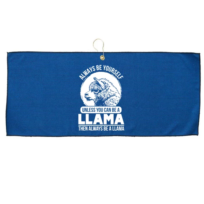 Alpaca Llama Large Microfiber Waffle Golf Towel