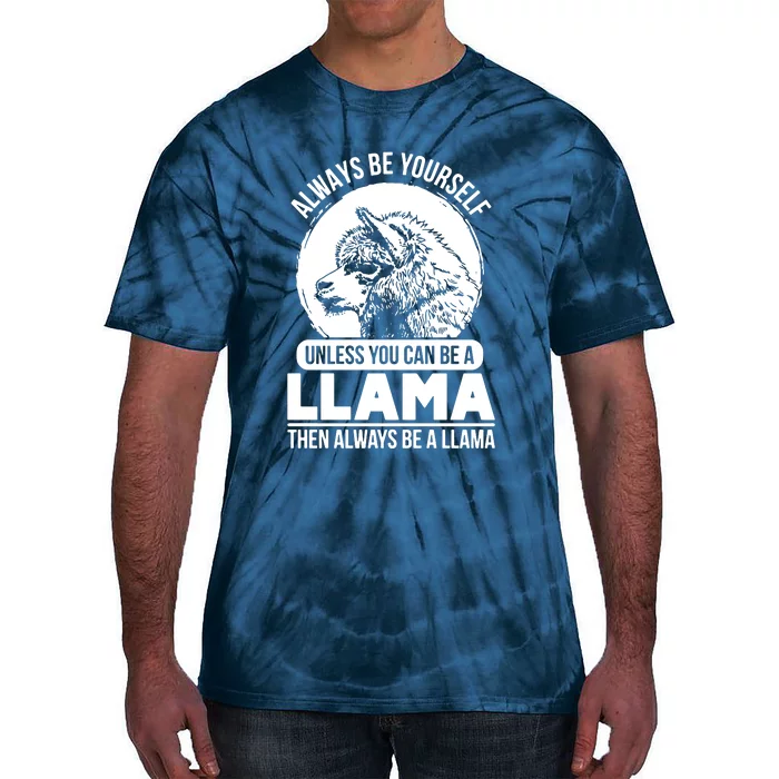 Alpaca Llama Tie-Dye T-Shirt