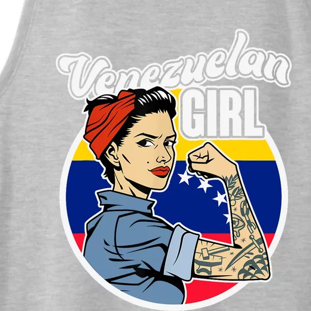 Arepas Latin America Venezuelan Wo Girl Gift Venezuela Ladies Tri-Blend Wicking Tank