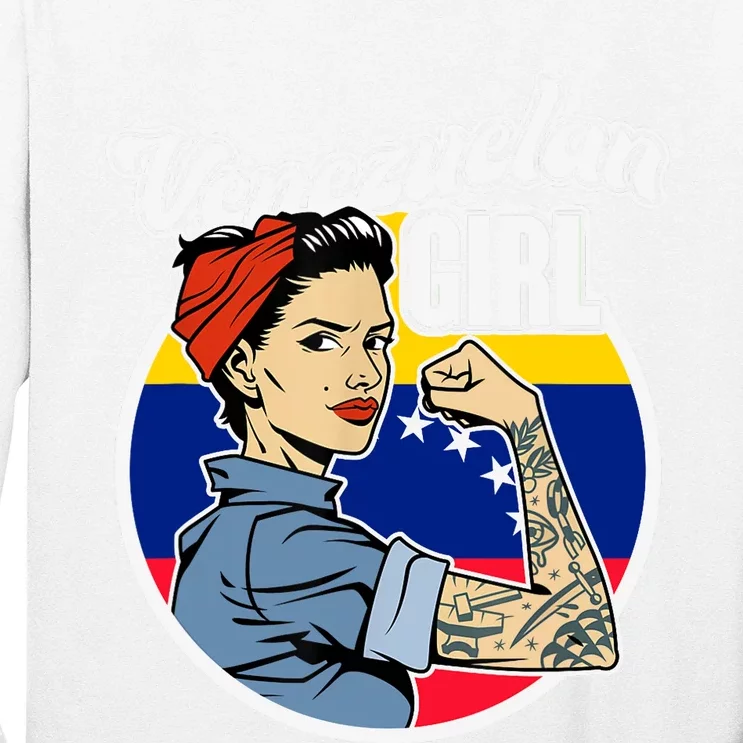 Arepas Latin America Venezuelan Wo Girl Gift Venezuela Long Sleeve Shirt