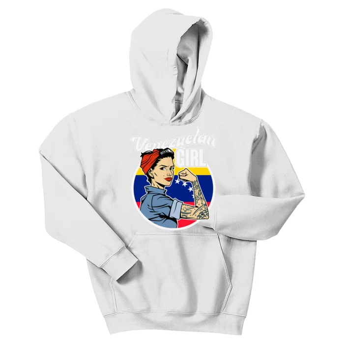 Arepas Latin America Venezuelan Wo Girl Gift Venezuela Kids Hoodie