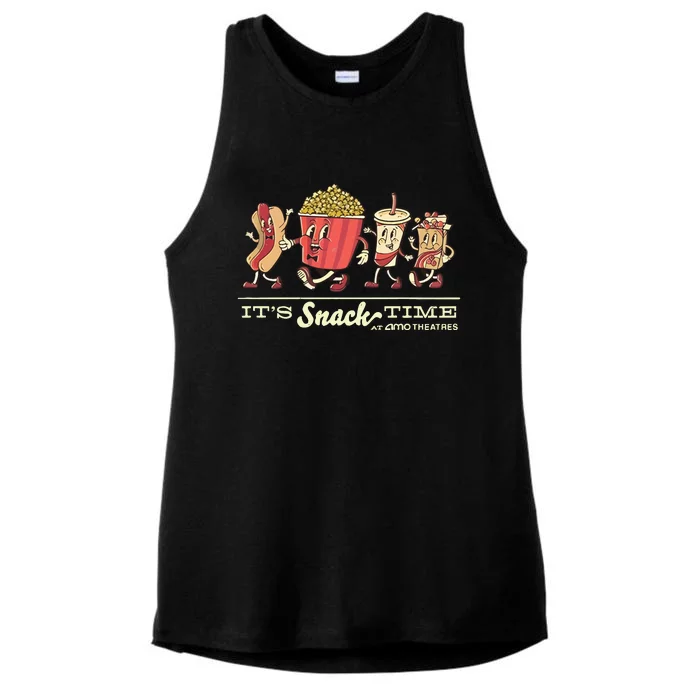 Amc Lobby Amc ItS Snack Time Ladies Tri-Blend Wicking Tank