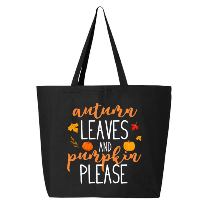 Autumn Leaves And Pumpkin Please 25L Jumbo Tote