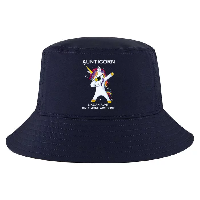 Aunticorn Like An Aunt Only Awesome Dabbing Unicorn Dab Gift Cool Gift Cool Comfort Performance Bucket Hat