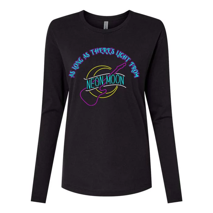 As Long As There's Light From Neon Moon Womens Cotton Relaxed Long Sleeve T-Shirt