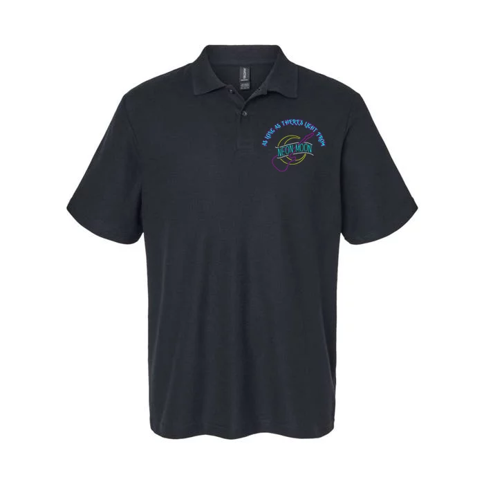 As Long As There's Light From Neon Moon Softstyle Adult Sport Polo