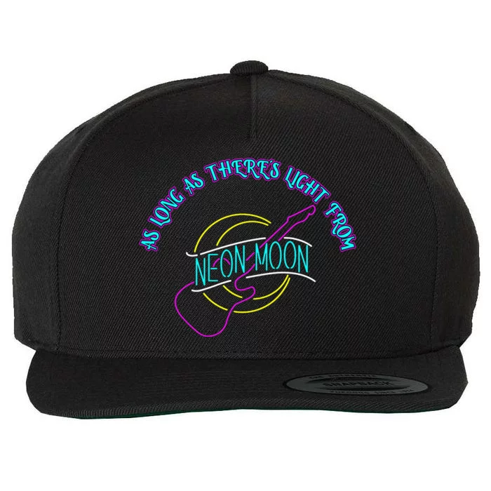 As Long As There's Light From Neon Moon Wool Snapback Cap