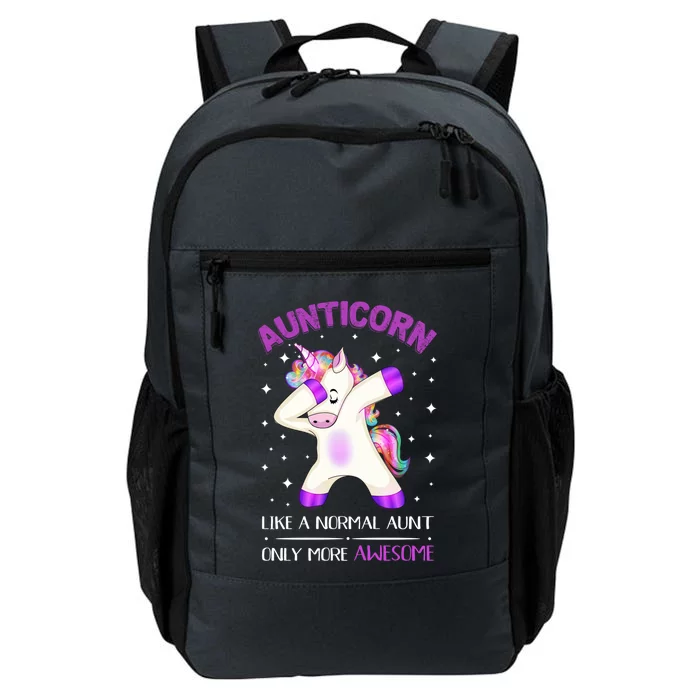 Aunticorn Like An Aunt Only Awesome Dabbing Unicorn Cute Gift Daily Commute Backpack