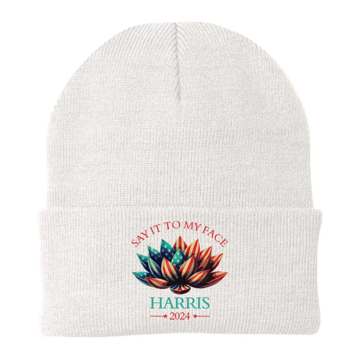 American Lotus Knit Cap Winter Beanie