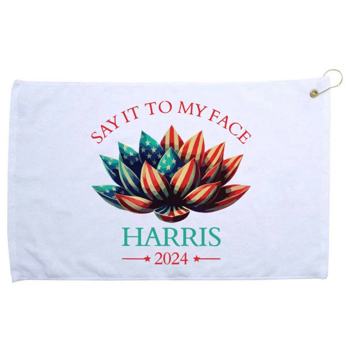 American Lotus Grommeted Golf Towel