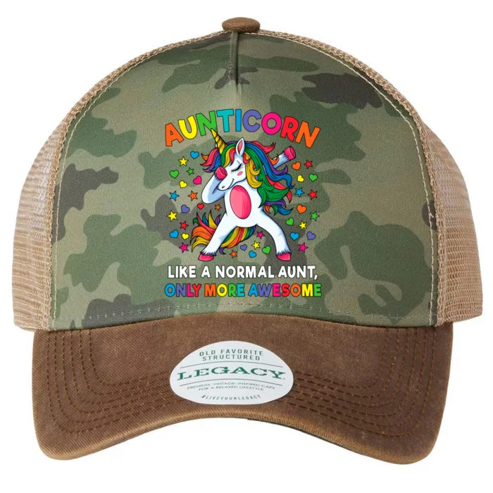 Aunticorn Like An Aunt Only Awesome Dabbing Unicorn Meaningful Gift Legacy Tie Dye Trucker Hat