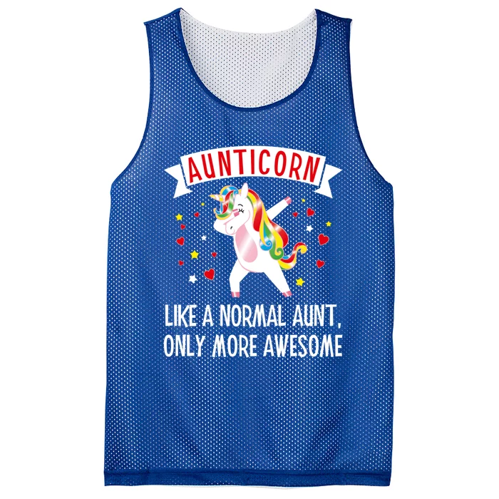 Aunticorn Like An Aunt Only More Awesome Tee Best Aunt Ever Cool Gift Mesh Reversible Basketball Jersey Tank