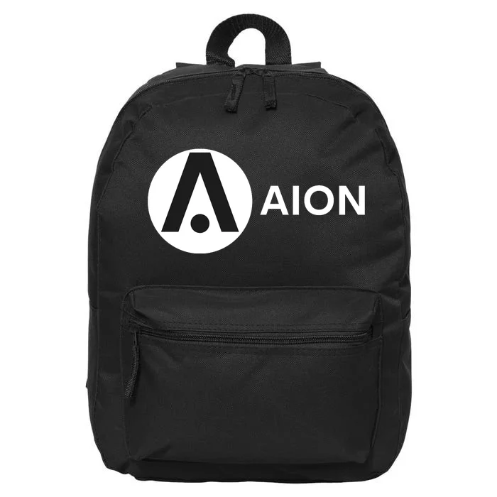 Aion Logo, Aion Crypto, Aion Wallet, HODL AION, Aion 16 in Basic Backpack