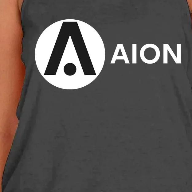 Aion Logo, Aion Crypto, Aion Wallet, HODL AION, Aion Women's Knotted Racerback Tank