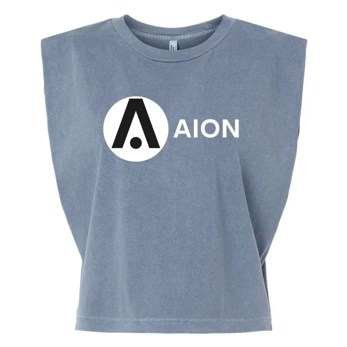 Aion Logo, Aion Crypto, Aion Wallet, HODL AION, Aion Garment-Dyed Women's Muscle Tee