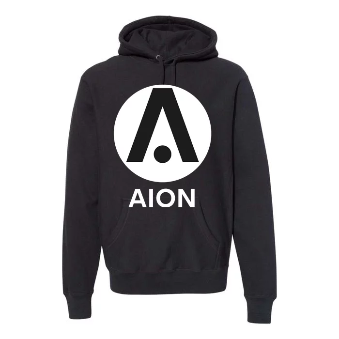 Aion Logo, Aion Crypto, Aion Wallet, HODL AION, Aion Crypto Blockchain Premium Hoodie