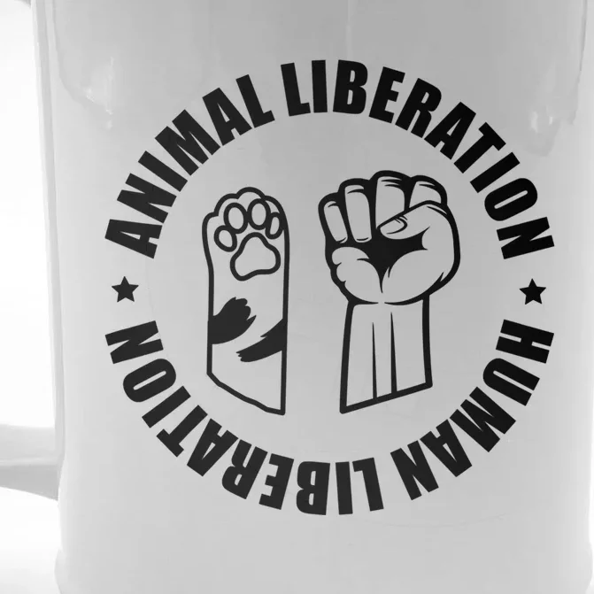 Animal Liberation Animal Rights Activists Climate Meaningful Gift Front & Back Beer Stein