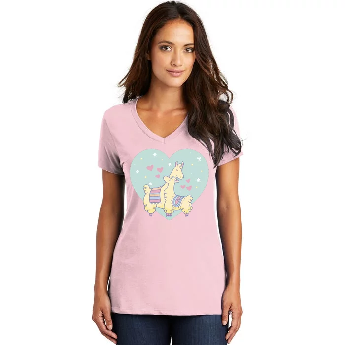 Alpaca Love Women's V-Neck T-Shirt