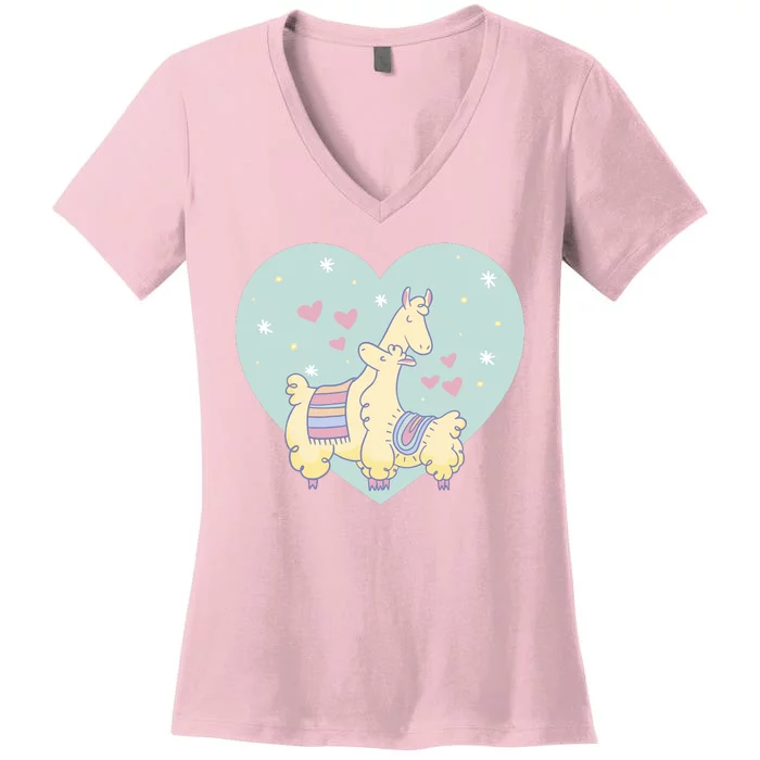 Alpaca Love Women's V-Neck T-Shirt