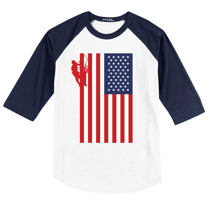 American Lineman Baseball Sleeve Shirt