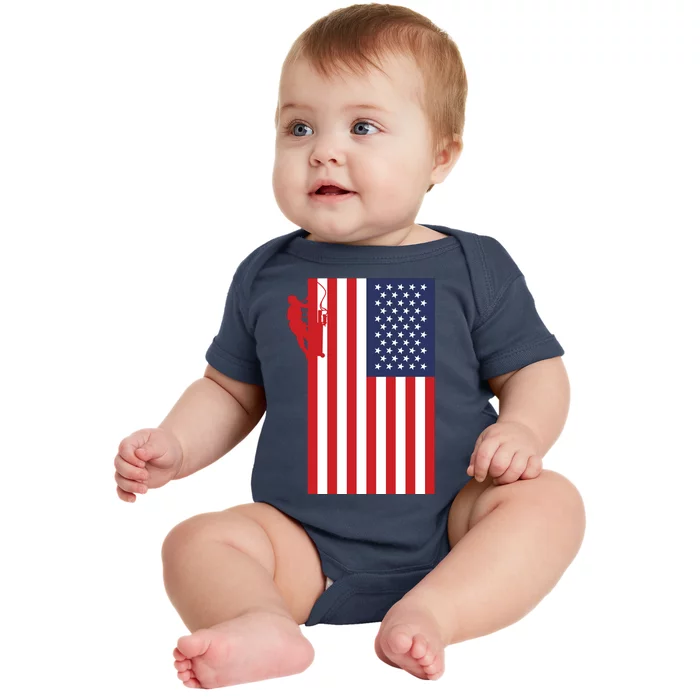 American Lineman Baby Bodysuit