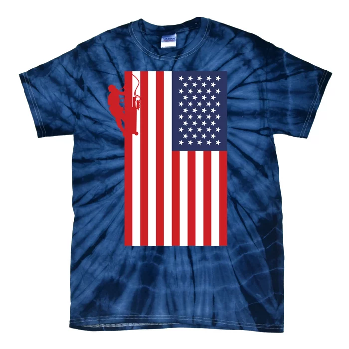 American Lineman Tie-Dye T-Shirt