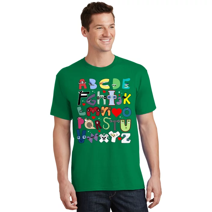 Alphabet Lore Az I Love You Letter T-Shirt