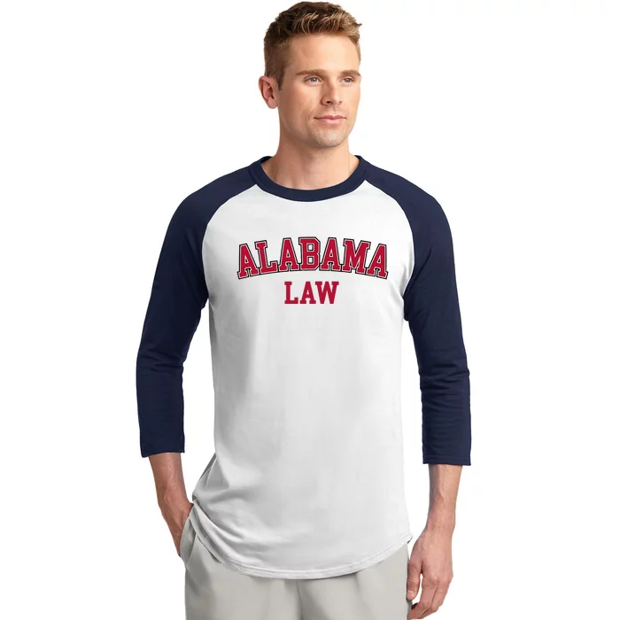 Alabama Law Alabama Bar Graduate Gift Lawyer College Baseball Sleeve Shirt