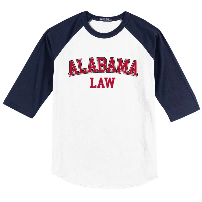 Alabama Law Alabama Bar Graduate Gift Lawyer College Baseball Sleeve Shirt