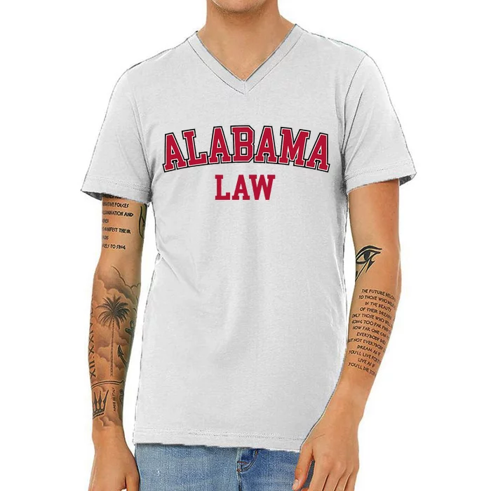 Alabama Law Alabama Bar Graduate Gift Lawyer College V-Neck T-Shirt