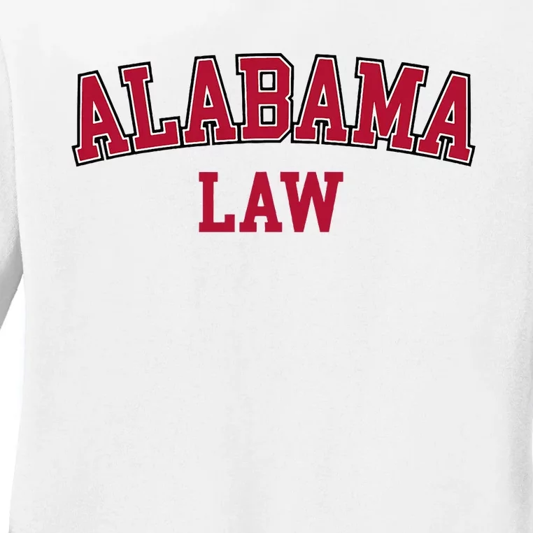 Alabama Law Alabama Bar Graduate Gift Lawyer College Ladies Long Sleeve Shirt