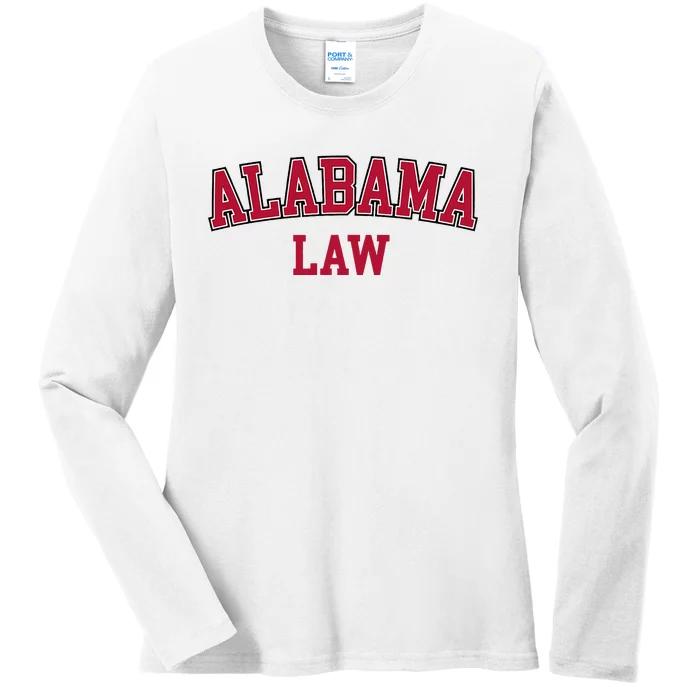 Alabama Law Alabama Bar Graduate Gift Lawyer College Ladies Long Sleeve Shirt