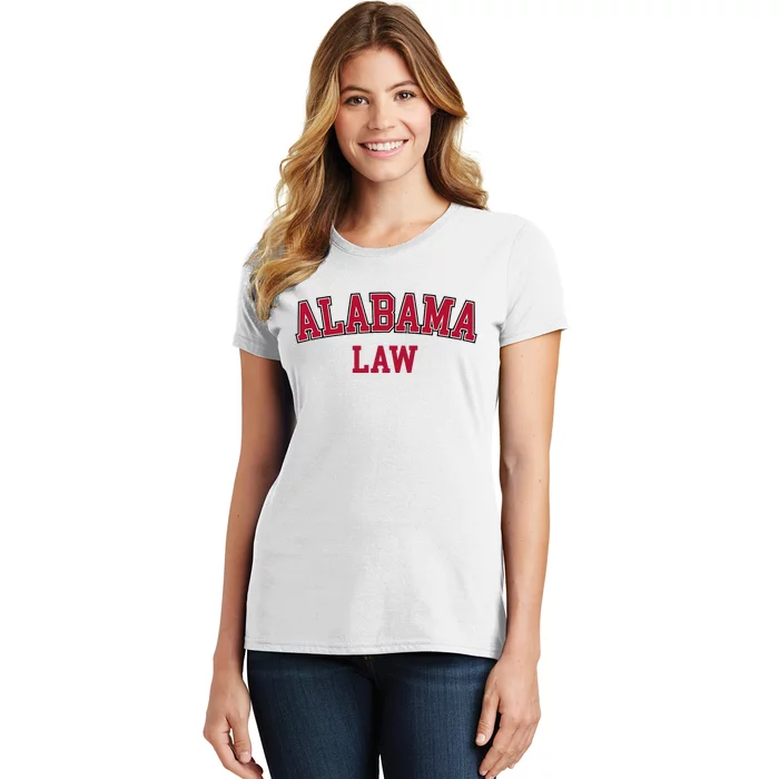 Alabama Law Alabama Bar Graduate Gift Lawyer College Women's T-Shirt