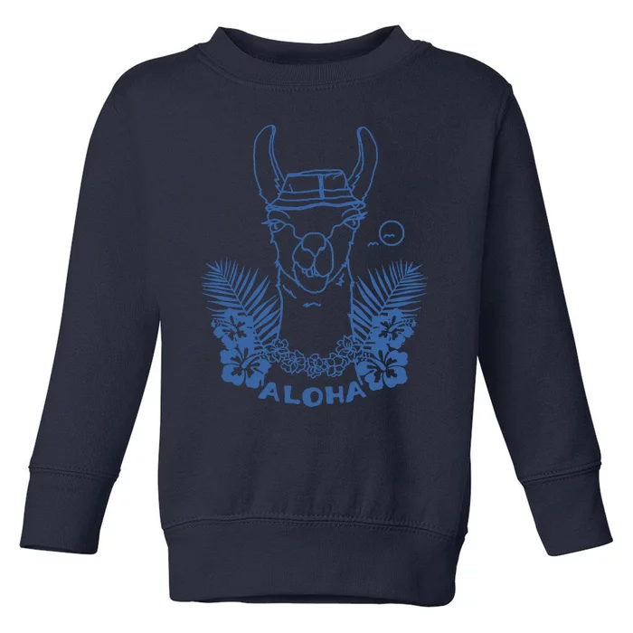 Aloha Llama Toddler Sweatshirt