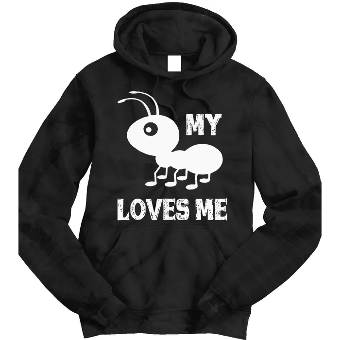 Ant Lovers_My Aunt Loves Me Family Gifts For Nephew & Niece Tie Dye Hoodie