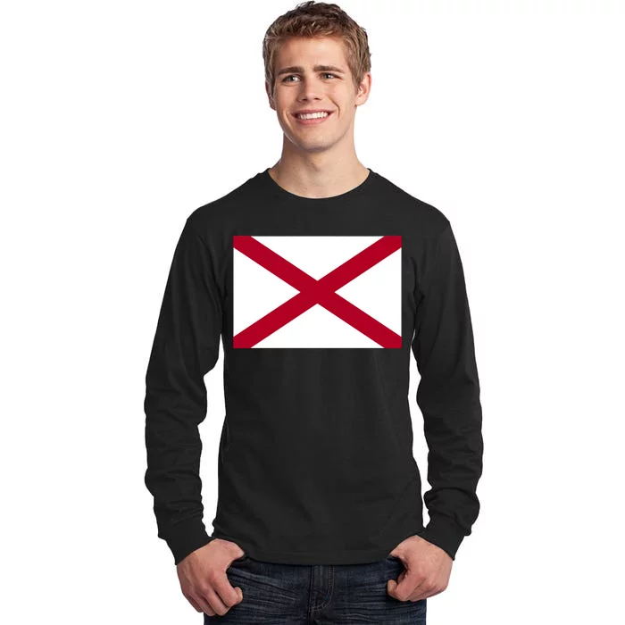 Alabama Flag Tall Long Sleeve T-Shirt