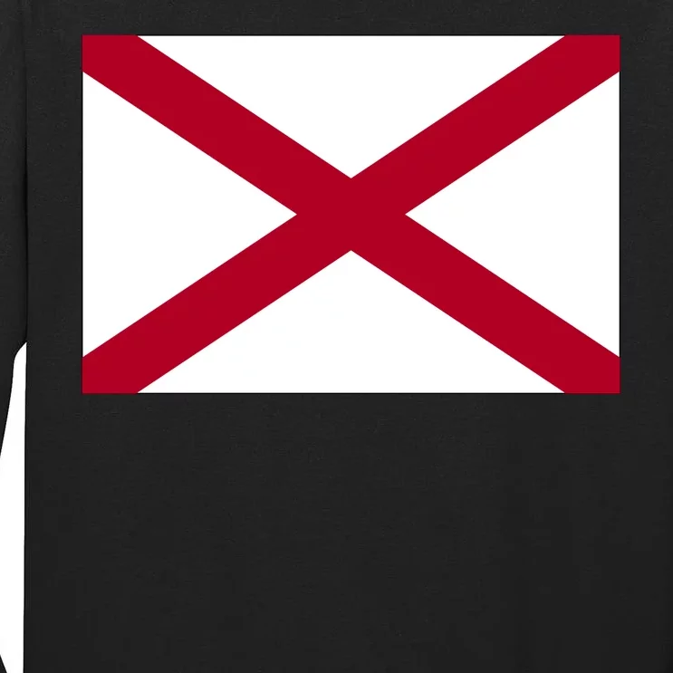 Alabama Flag Tall Long Sleeve T-Shirt