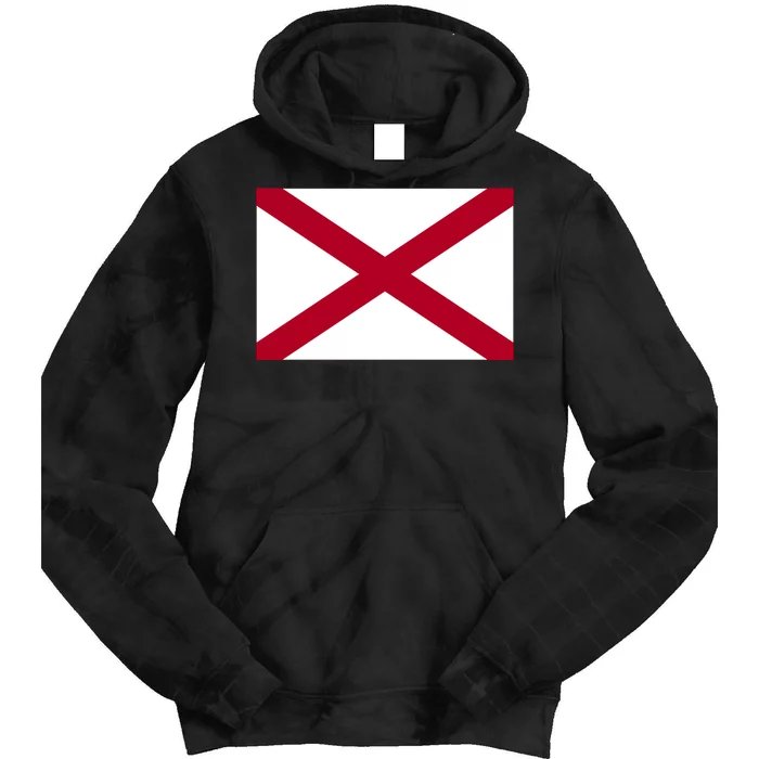 Alabama Flag Tie Dye Hoodie