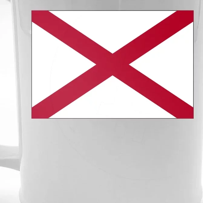 Alabama Flag Front & Back Beer Stein