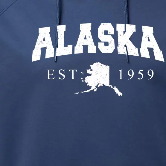 Alaska EST. 1959 Performance Fleece Hoodie