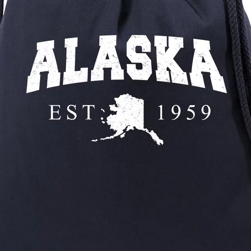 Alaska EST. 1959 Drawstring Bag