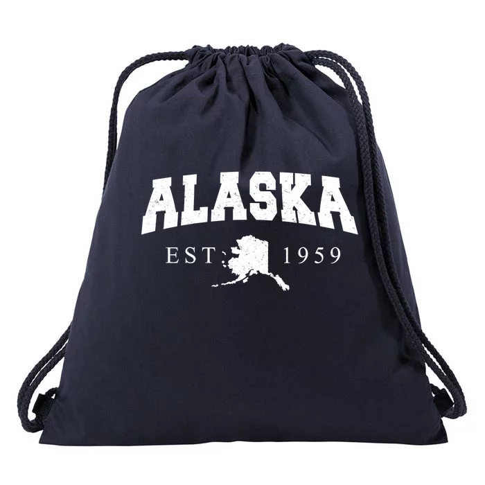 Alaska EST. 1959 Drawstring Bag