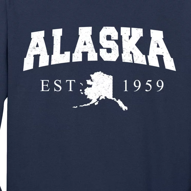 Alaska EST. 1959 Tall Long Sleeve T-Shirt