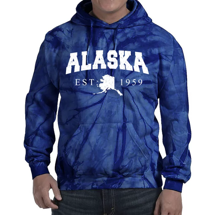 Alaska EST. 1959 Tie Dye Hoodie