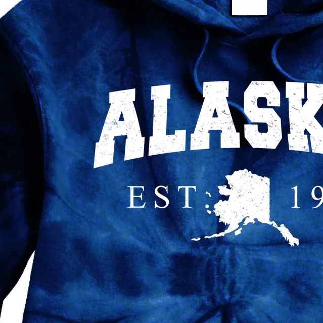 Alaska EST. 1959 Tie Dye Hoodie