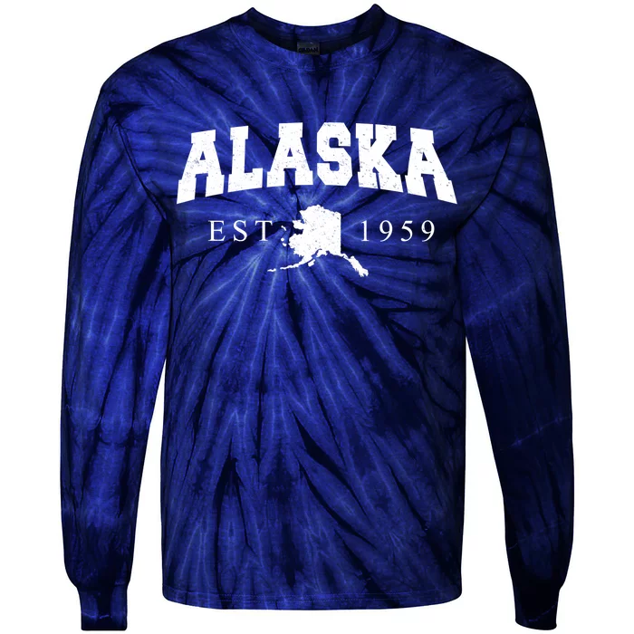 Alaska EST. 1959 Tie-Dye Long Sleeve Shirt